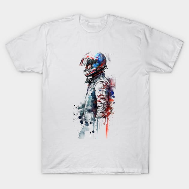 Racecar Driver T-Shirt by Kid Relic